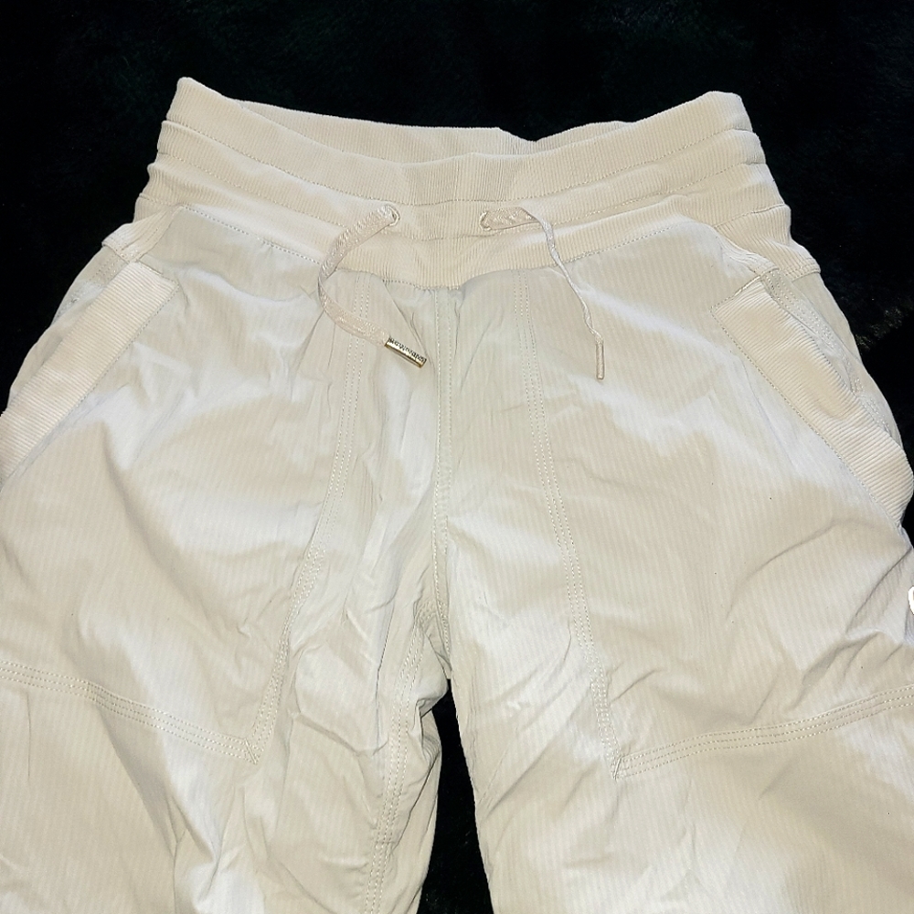 Lululemon white studio pants